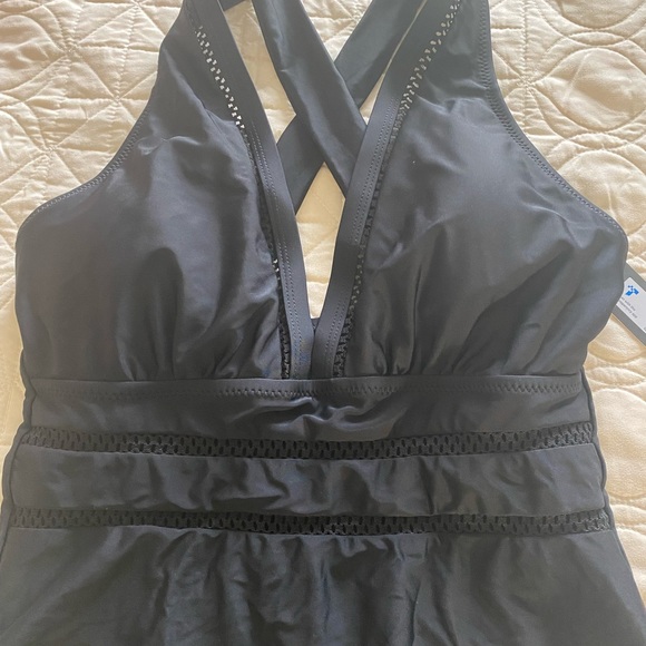 NWT black one piece. - Picture 3 of 3